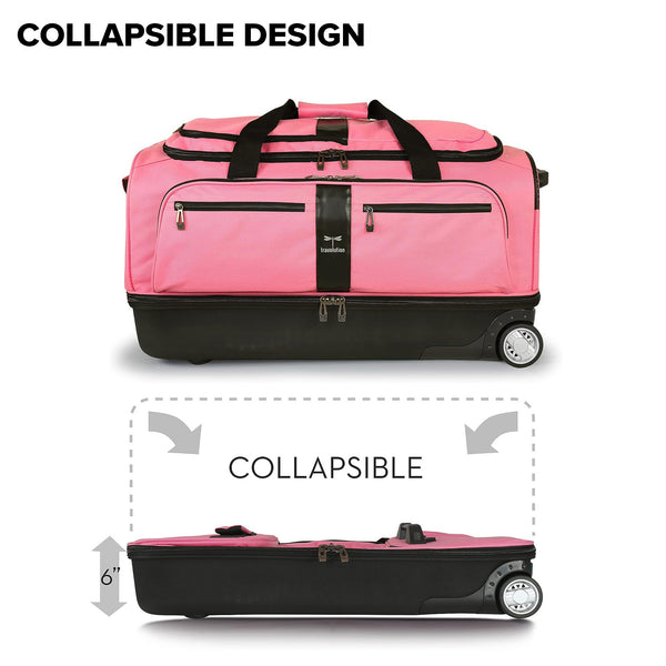 Gently Used - Travolution Newly Designed 28" Dance Duffel, Pink Upper