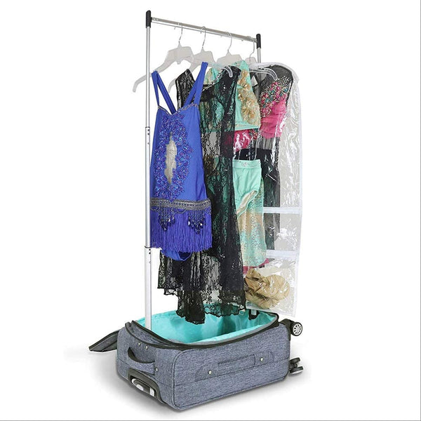 Mavii Costume Rack Carry-On Luggage with Spinner Wheels