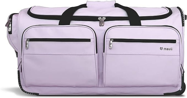 Mavii 28" Wheeled Duffel with Garment Rack, Collapsible - 4 Color Options