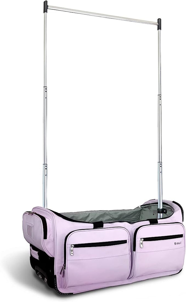 Mavii 28" Wheeled Duffel with Garment Rack, Collapsible - 4 Color Options