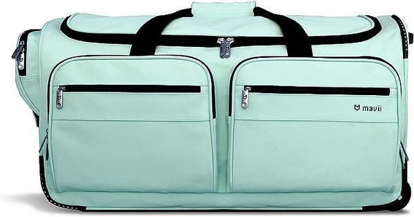 Mavii 28" Wheeled Duffel with Garment Rack, Collapsible - 4 Color Options
