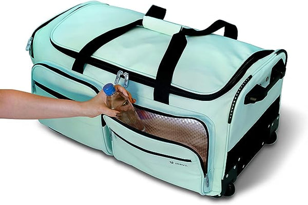 Mavii 28" Wheeled Duffel with Garment Rack, Collapsible - 4 Color Options