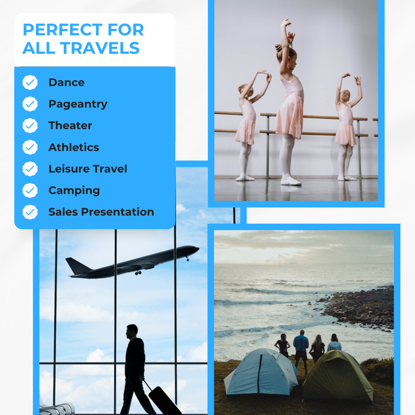 Travolution 24 Inch Wheeled Duffel Bag With Garment Rack