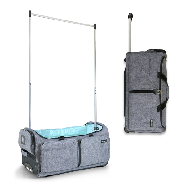 Mavii 28" Wheeled Duffel with Garment Rack, Collapsible - 4 Color Options