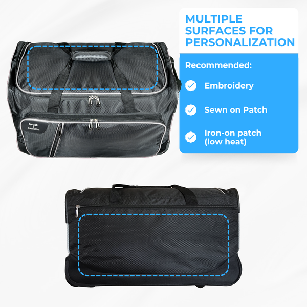 Travolution 24 Inch Wheeled Duffel Bag With Garment Rack