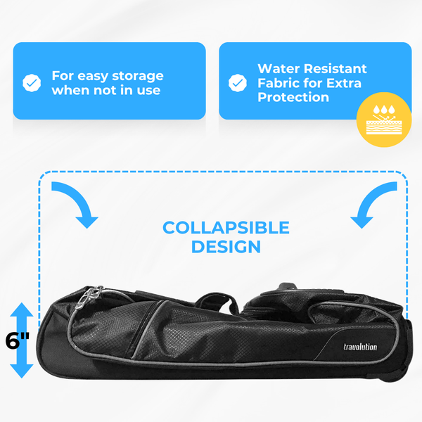 Travolution 24 Inch Wheeled Duffel Bag With Garment Rack