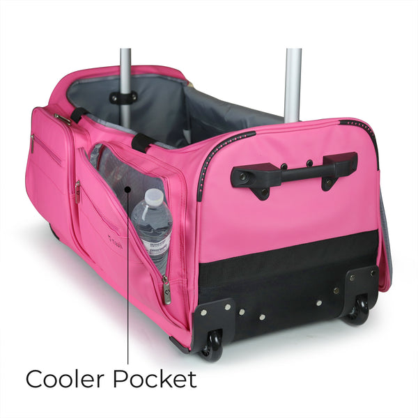 Mavii 28" Wheeled Duffel with Garment Rack, Collapsible - 4 Color Options