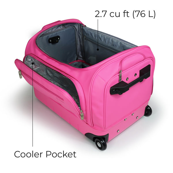 New The Hybrid Garment Rack Duffel HOT PINK DanceDuffels