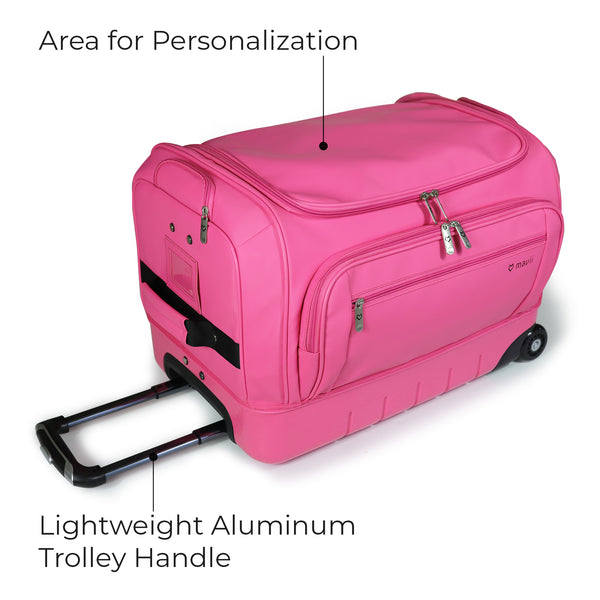 New! The Hybrid Garment Rack Duffel - HOT PINK