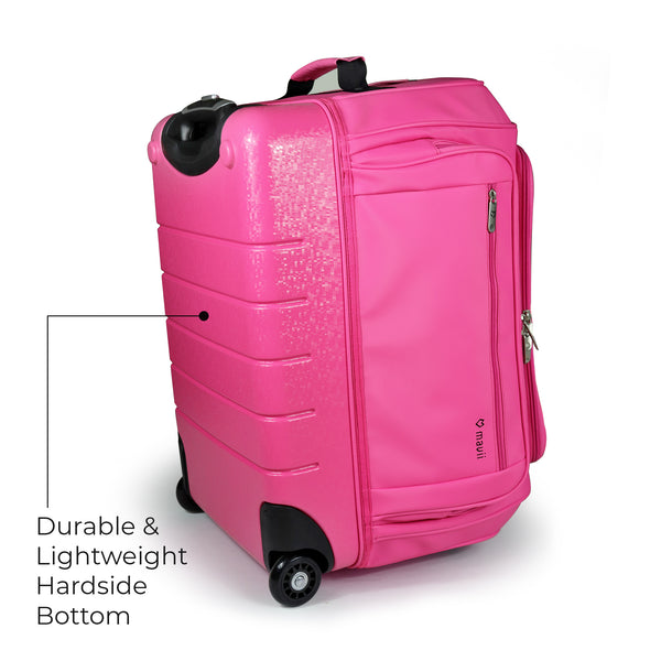 New! The Hybrid Garment Rack Duffel - HOT PINK