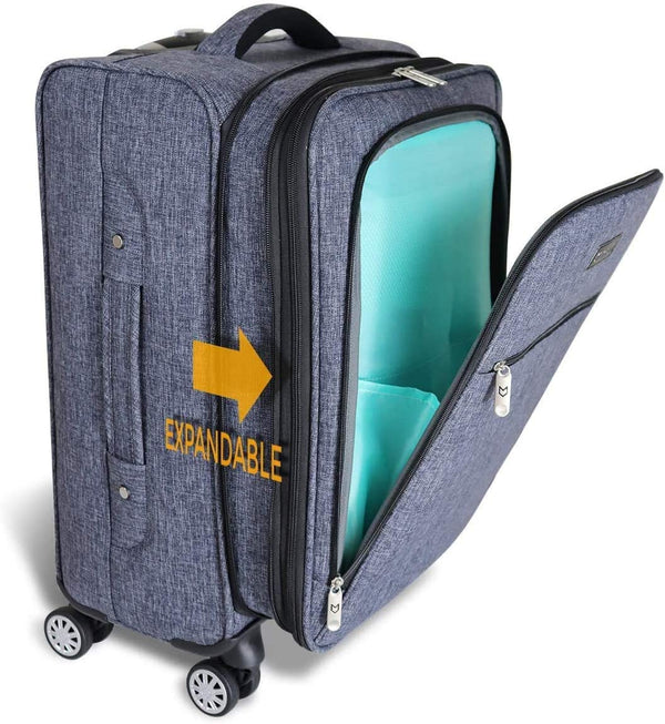 Mavii Costume Rack Carry-On Luggage with Spinner Wheels