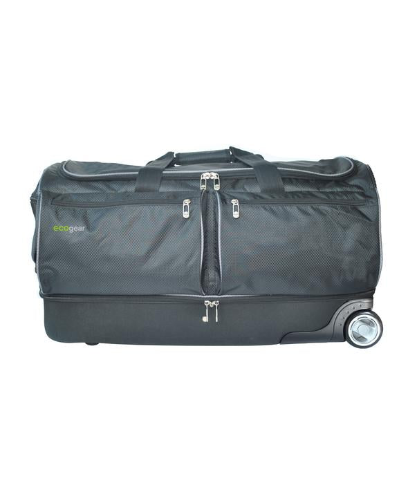 GENTLY USED - Ecogear 28in Wheeled Duffel Bag With Garment Rack, 2 Color Options