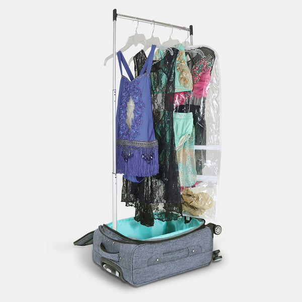 Mavii Costume Rack Carry-On Luggage with Spinner Wheels